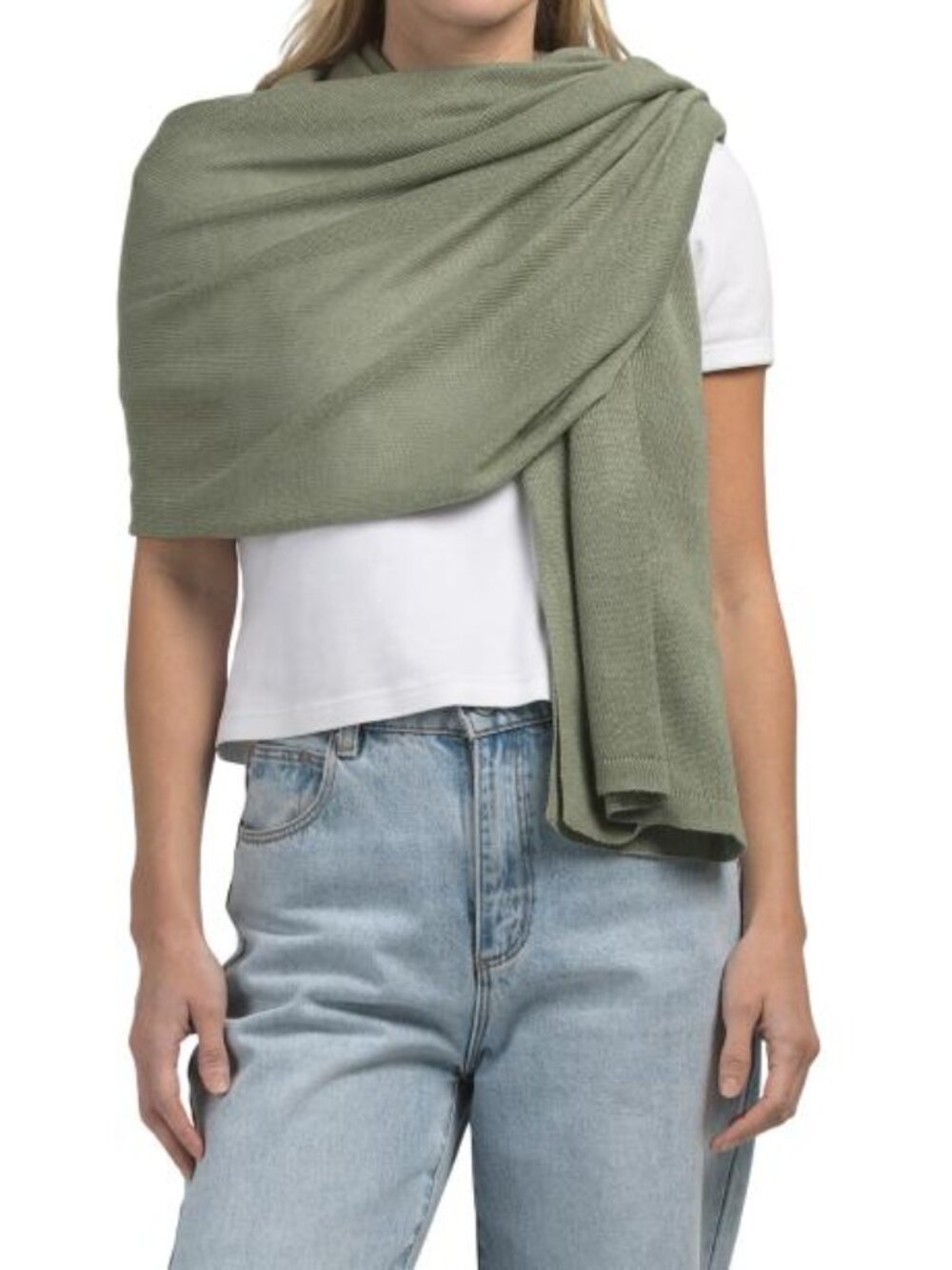 HANNAH ROSE Silk And Cashmere Blend Travel Wrap